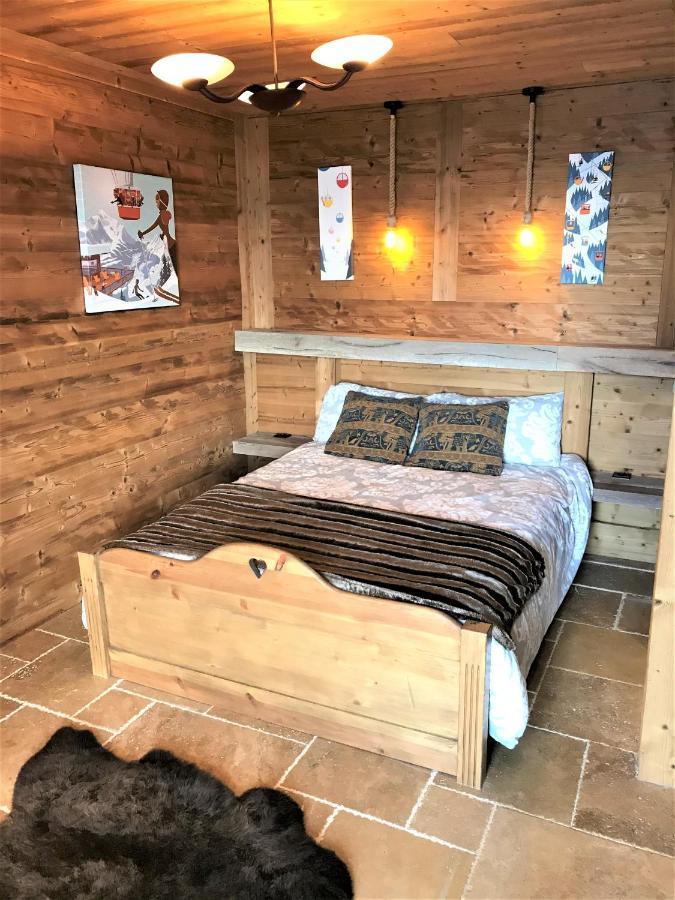 Chalet Miravidi, Montchavin-La Plagne, Jacuzzi & Sauna Exterior foto