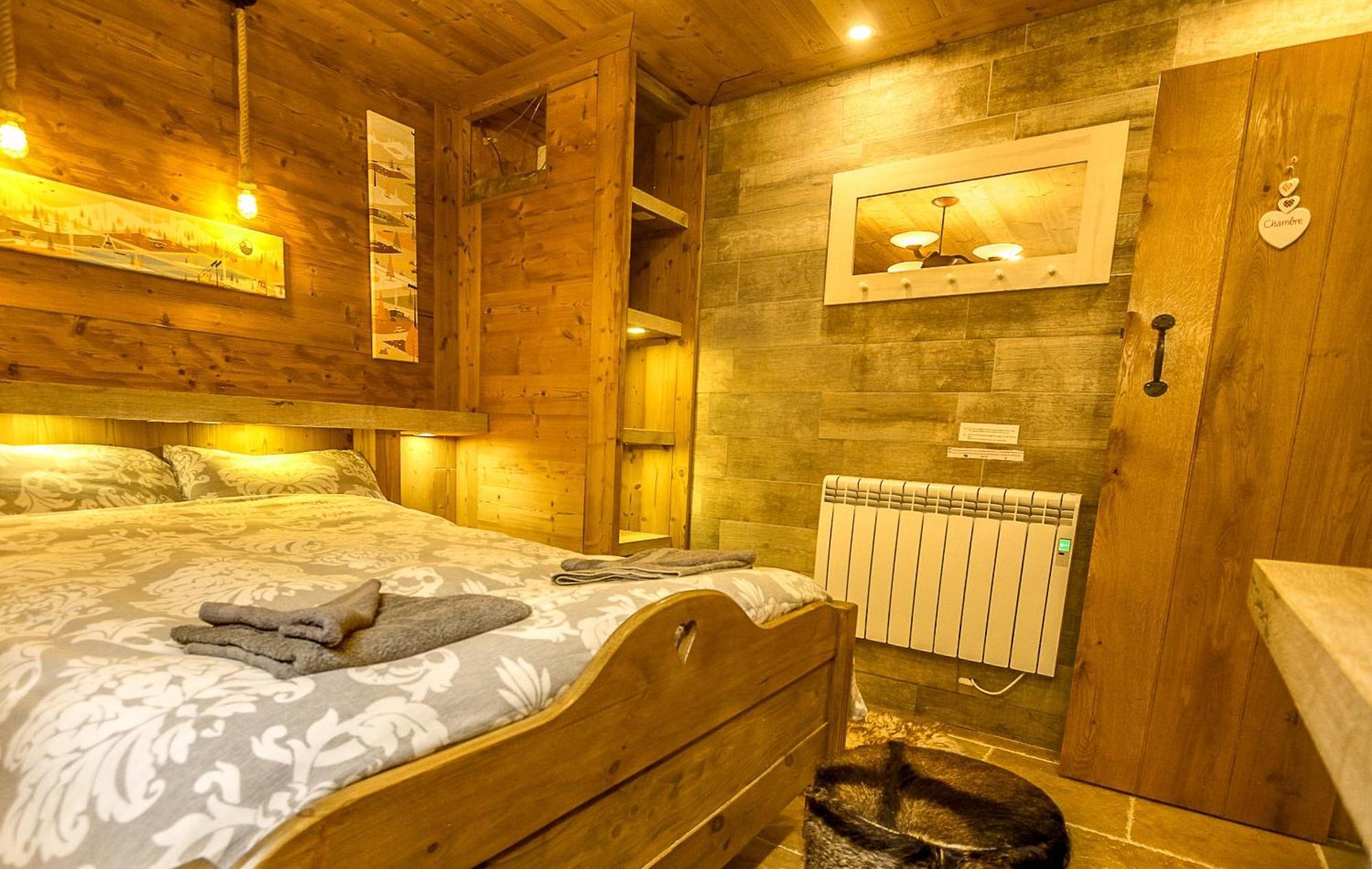 Chalet Miravidi, Montchavin-La Plagne, Jacuzzi & Sauna Habitación foto