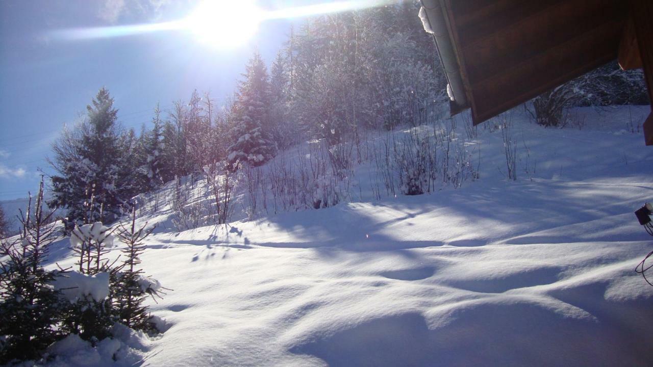 Chalet Miravidi, Montchavin-La Plagne, Jacuzzi & Sauna Exterior foto